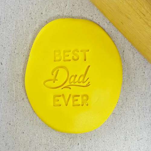 Cookie Embosser - Best Dad Ever